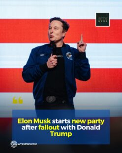 Elon Musk starts new party after fallout with Donald Trump