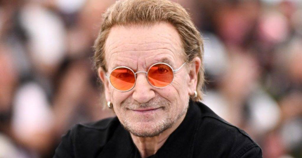 U2’s Bono reveals he lived on airline food at 14 after death of his mother