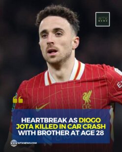 HEARTBREAK AS DIOGO JOTA KILLED IN CAR CRASH WITH BROTHER AT AGE 28