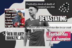 Liverpool star dies in car crash – New left-wing political party – Trump’s Big Beautiful Bill passes 