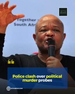 Police clash over political murder probes
