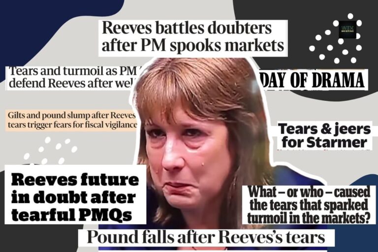 Reeves in tears at PMQs spooks market – 10-year plan for health service – Palestine Action banned