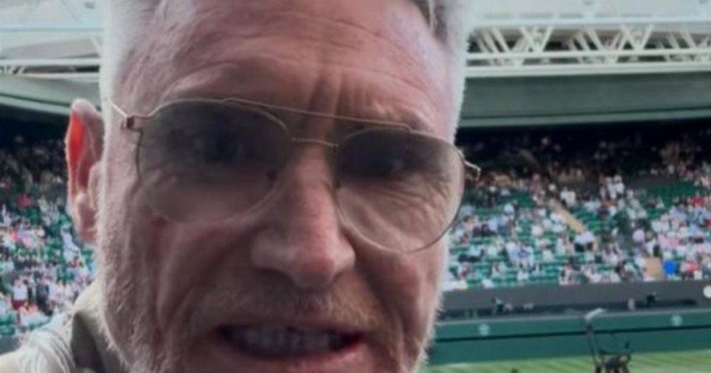 Comedian admits he ‘nearly got into a punch-up’ at Wimbledon