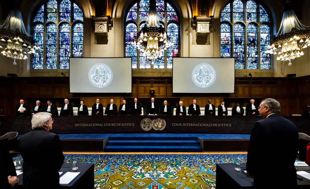 The ICJ settles legal disputes The ICJ settles legal disputes