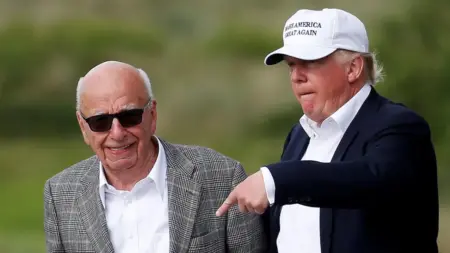 Trump sues Wall Street Journal, Murdoch over Epstein report