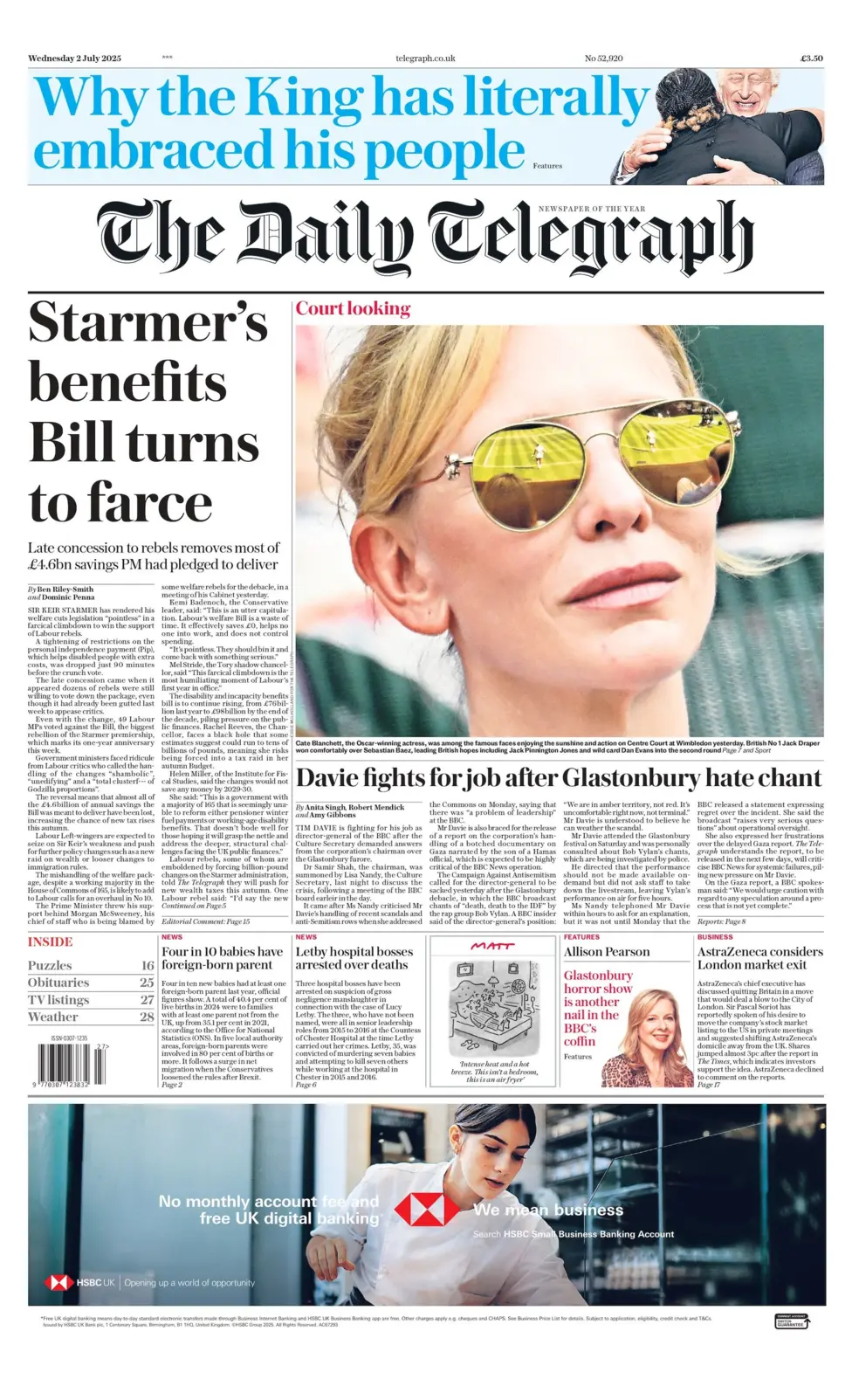 Starmer's benefits Bill turns to farce 