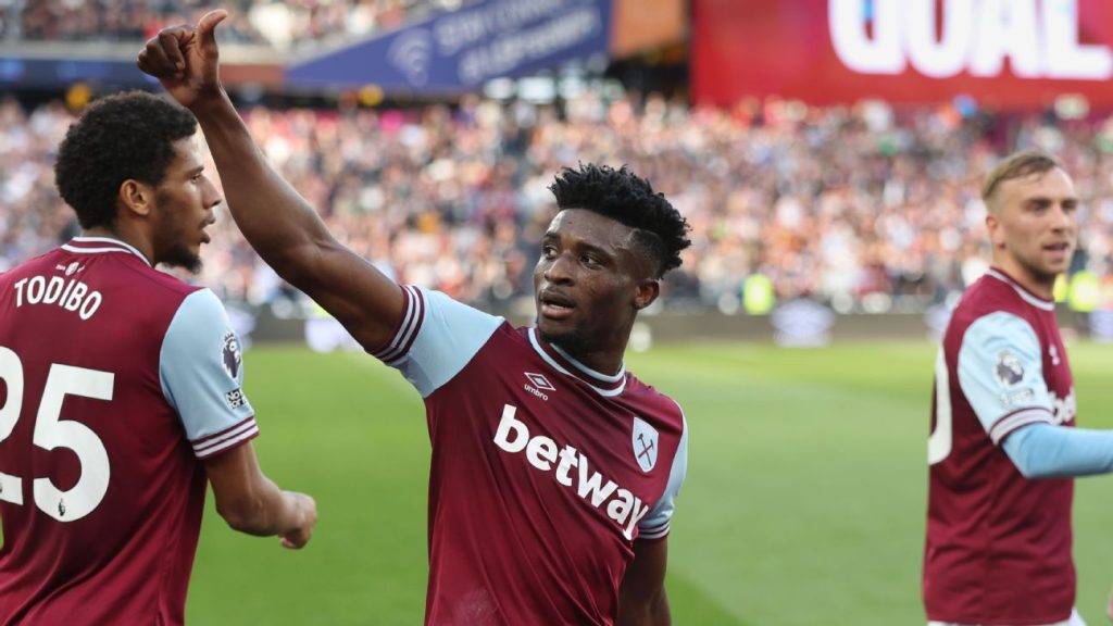 Tottenham agree £55m transfer fee for West Ham’s Mohammed Kudus