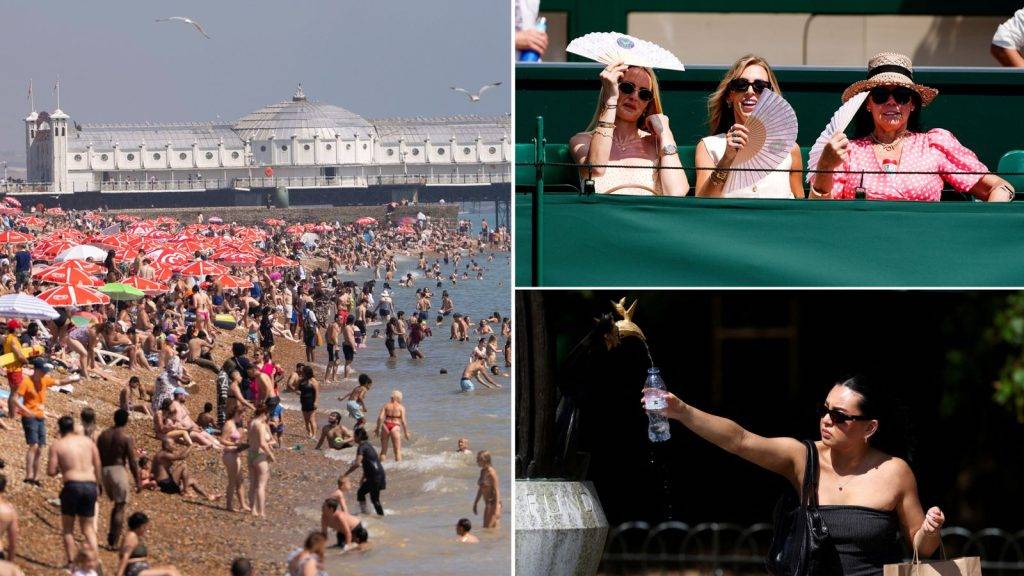 Heatwave live: Health alert extended to more areas; record-breaking day for Wimbledon