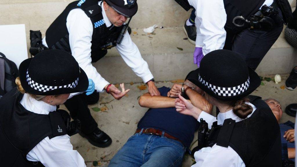 Police come down hard on Protestors – arresting more than 20 in free speech crackdown