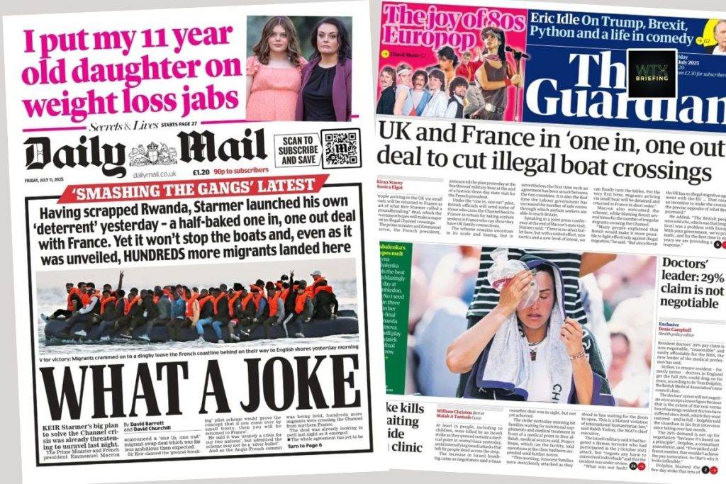 ‘Brexit to blame’ – UK-France sign migrant deal | Friday’s newspapers ‘Brexit to blame’ – UK-France sign migrant deal | Friday’s newspapers