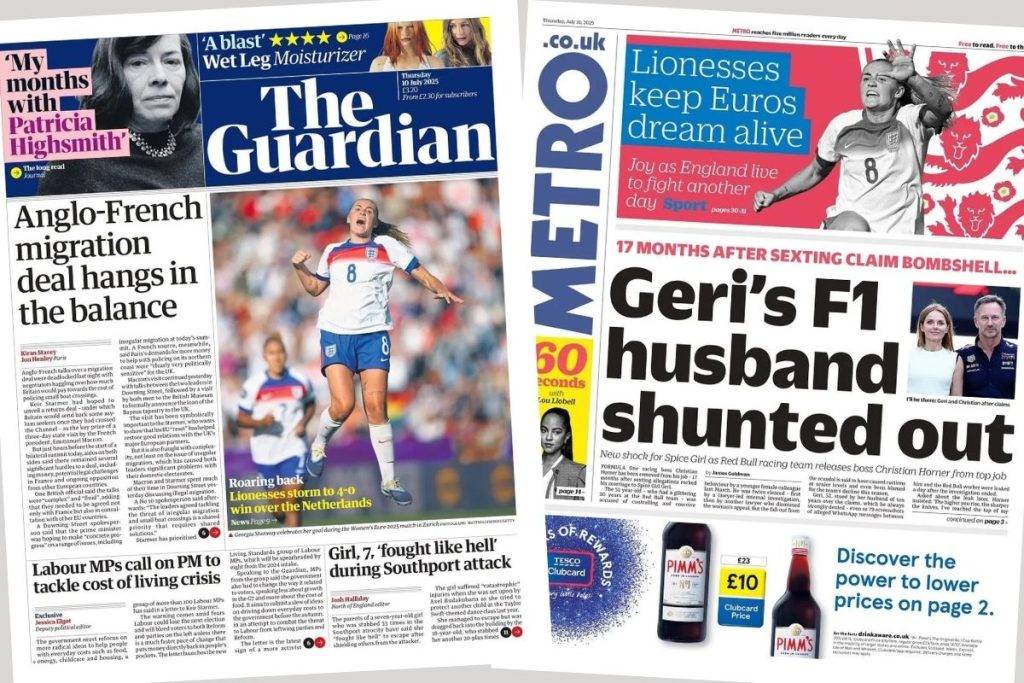 ‘Christian Horner sacked’ & ‘Macron and Starmer migrant deal’ | Thursday’s newspapers ‘Christian Horner sacked’ & ‘Macron and Starmer migrant deal’ | Thursday’s newspapers