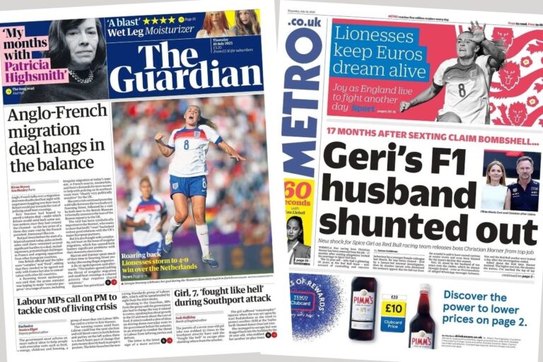 ‘Christian Horner sacked’ & ‘Macron and Starmer migrant deal’ | Thursday’s newspapers 