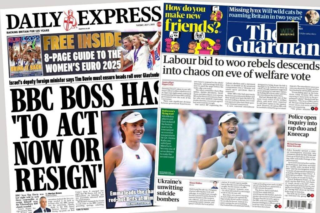 ‘Rebel MPs set to humiliate PM today’ | Tuesday’s newspapers 