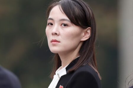 North Korea denies removing propaganda loudspeakers.