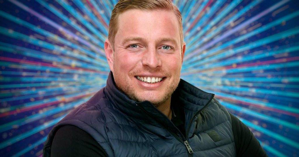 Strictly’s Thomas Skinner protected by Tom Holland’s bodyguard