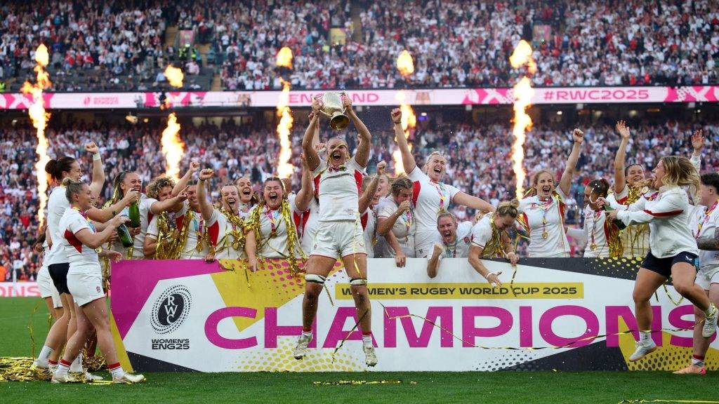 Royals and Russell Crowe lead congratulations for England’s Women’s Rugby World Cup winners Royals and Russell Crowe lead congratulations for England’s Women’s Rugby World Cup winners