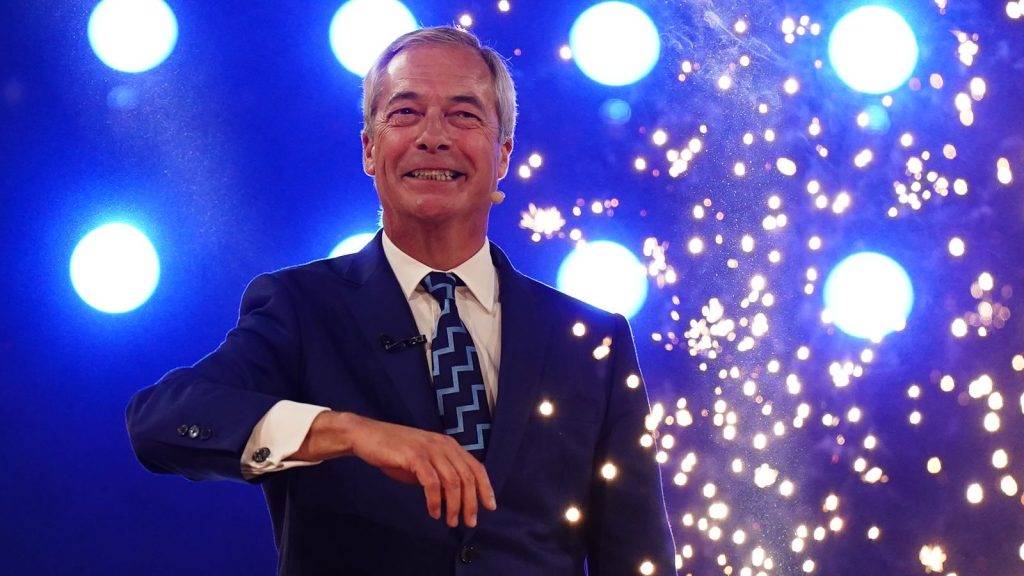 Farage says Reform is on course to win next election and he expects ‘big rift’ in Labour Party