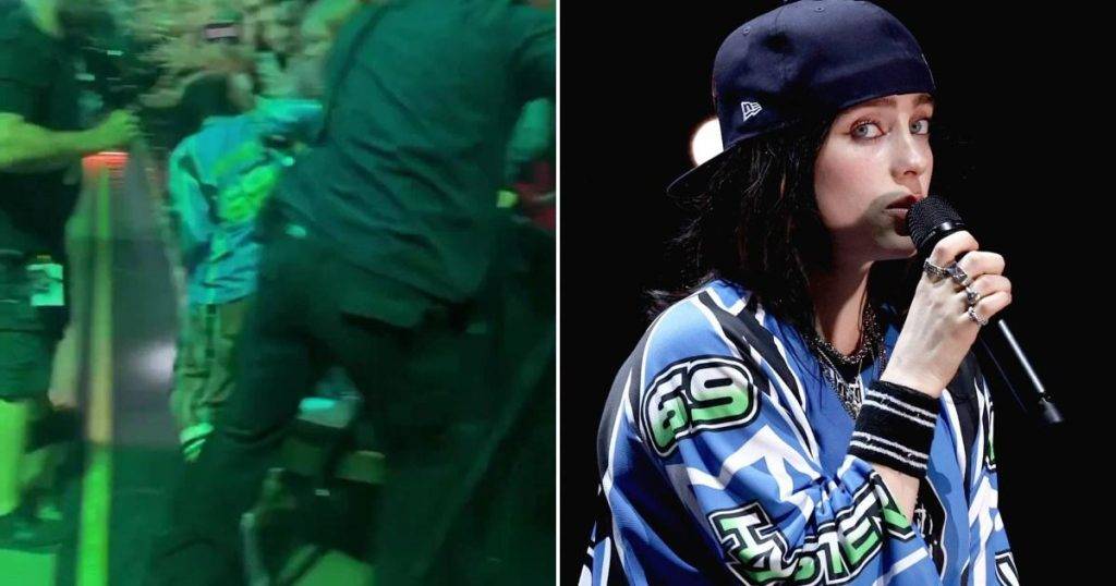 Billie Eilish violently pulled into crowd at Miami concert Billie Eilish violently pulled into crowd at Miami concert