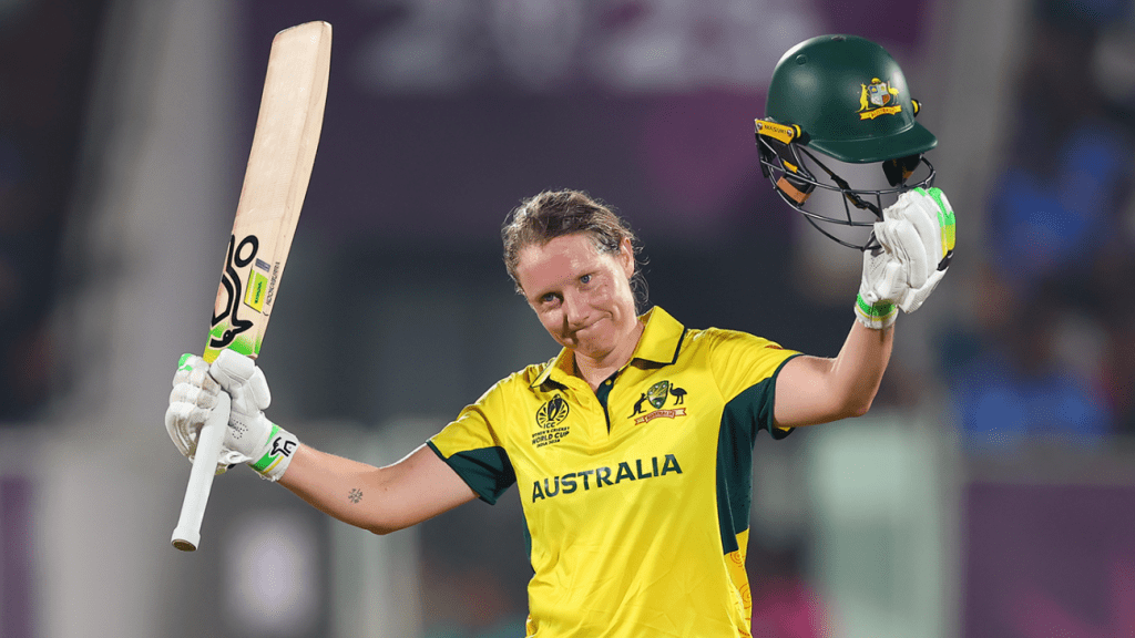 Alyssa Healy to miss England match with minor calf strain