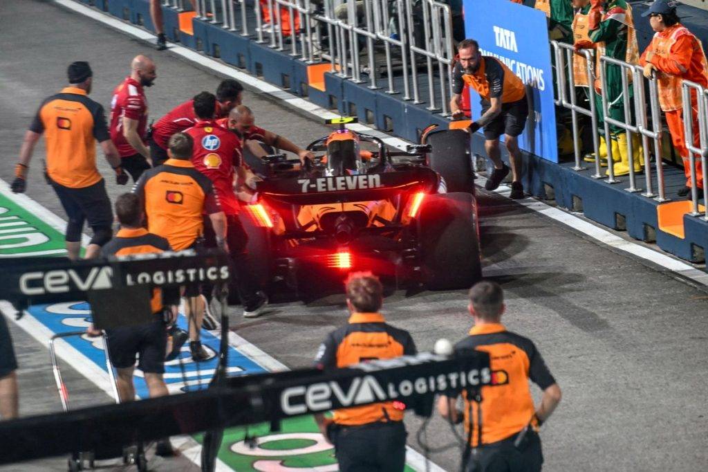 Ferrari fined for Leclerc-Norris pitlane clash at F1 Singapore GP