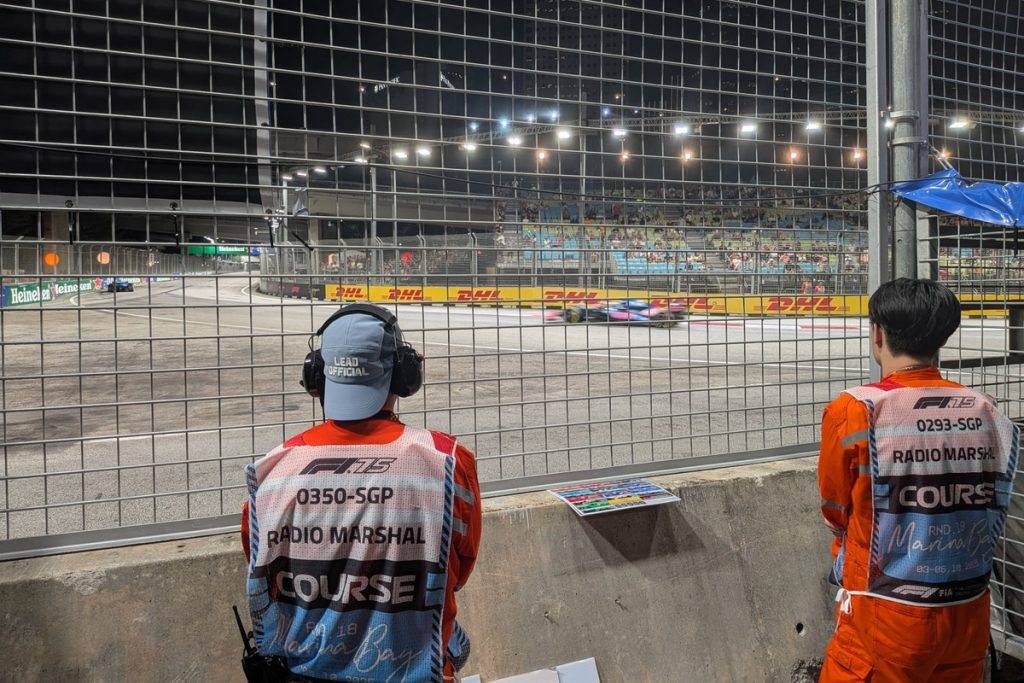 A day in the life of an F1 Singapore GP marshal A day in the life of an F1 Singapore GP marshal