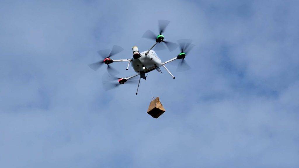 Food delivery drones could soon be roaming British skies Food delivery drones could soon be roaming British skies