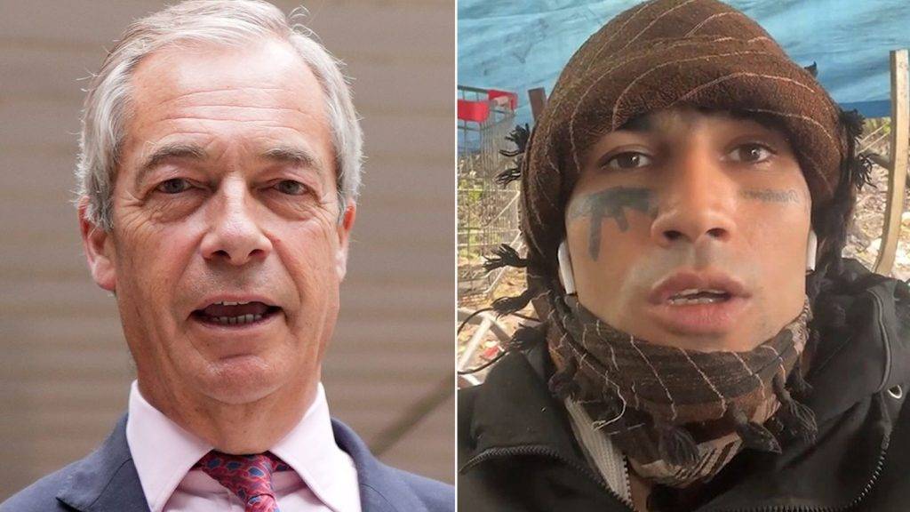 Migrant with AK-47 face tattoo found guilty of threatening to kill Nigel Farage Migrant with AK-47 face tattoo found guilty of threatening to kill Nigel Farage