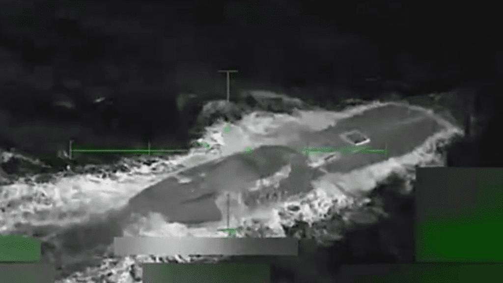 US airstrike destroyed ‘drug-carrying submarine’, says Trump – as survivors repatriated