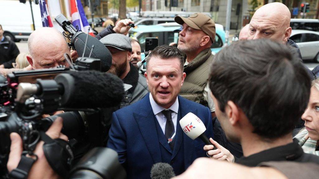 Tommy Robinson refused to give phone pin to police Tommy Robinson refused to give phone pin to police