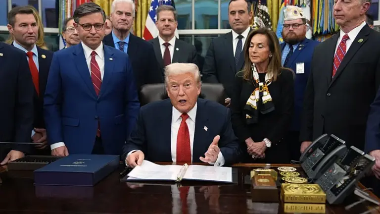 Trump signs spending bill, ending US government shutdown.