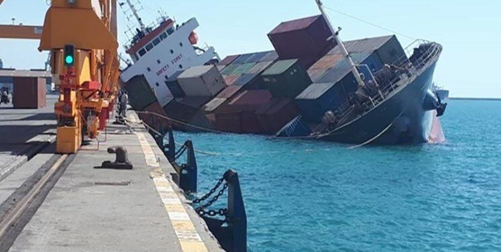 Iranian cargo ship bound for Russia sinks in the Caspian Sea