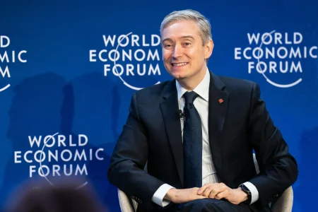 Canadian Finance Minister François-Philippe Champagne attends Eurozone meeting