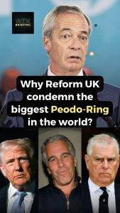 Why Reform won't comment on the biggest Paedophile ring