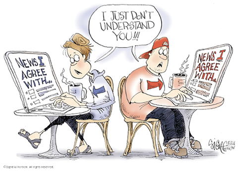 Media bias has become acceptable as it panders to an audience. 