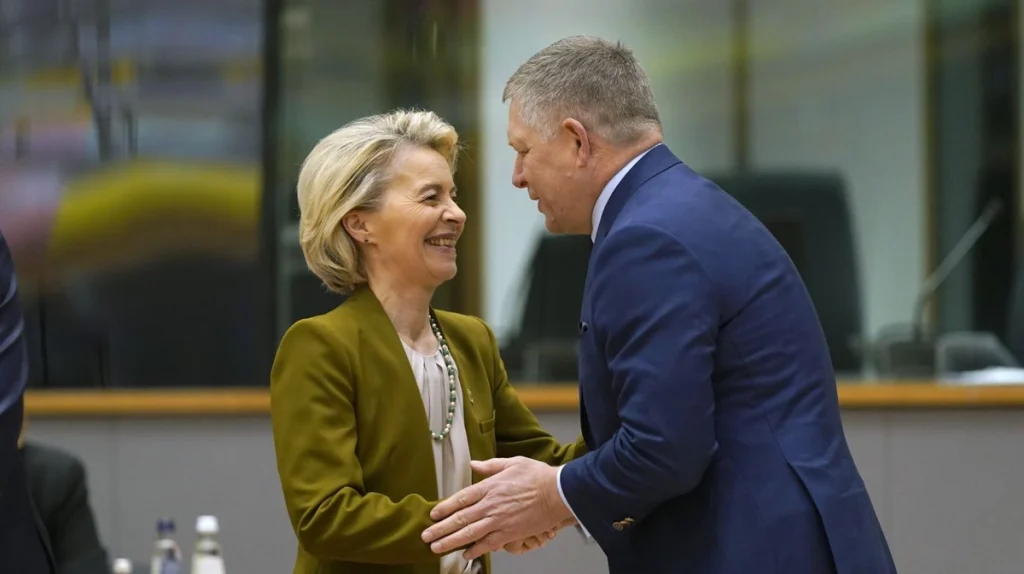 Slovakia’s PM Robert Fico to meet Ursula von der Leyen