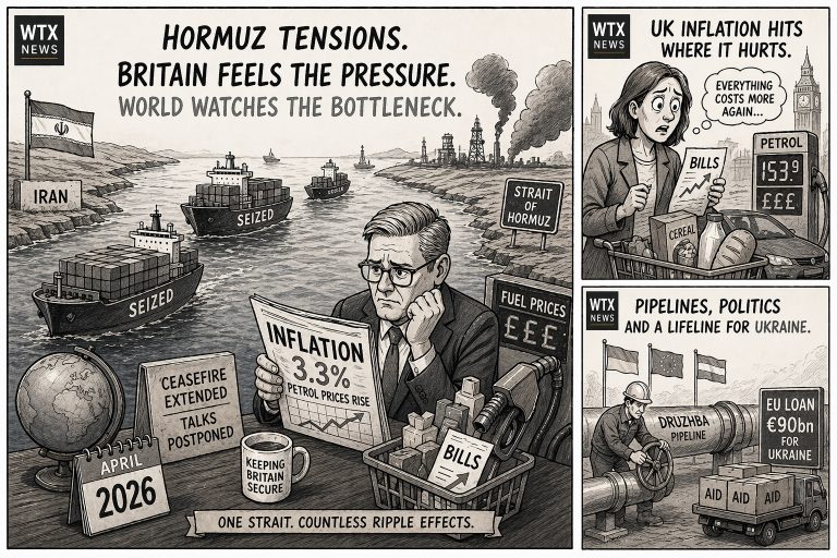 Britain, bills and the bottleneck at Hormuz