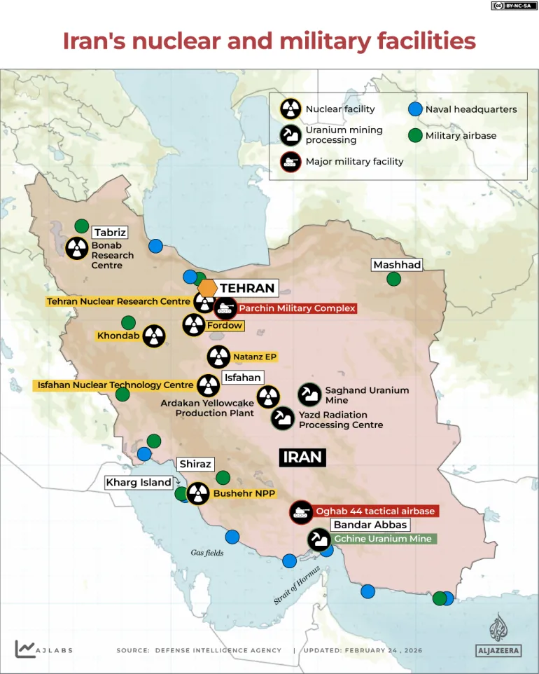 Iran nuclear facilities