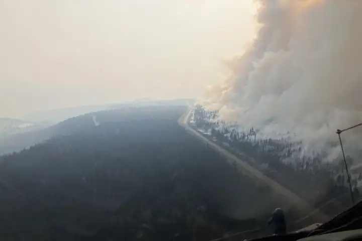 Burned chimney is all that remains of woman's home after wildfire near Clinton, B.C. WTX News 00a4e71aa41d8267b3e6c96f252b009fc25a8e1f4e71cc541bb8bf2242f3b076