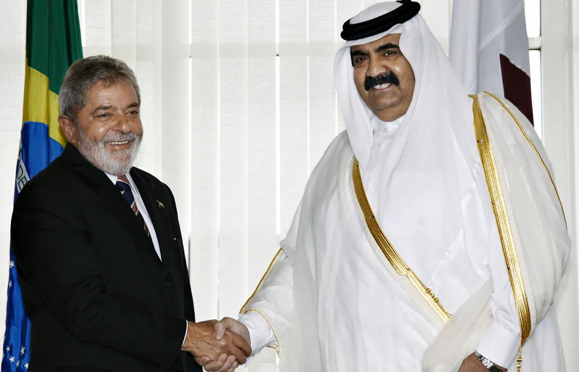 Former emir of Qatar Sheikh Hamad bin Khalifa al-Thani [Handout/The Amiri Diwan]