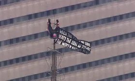 Couple arrested after scaling Empire State Building for marriage proposal Couple arrested after scaling Empire State Building for marriage proposal