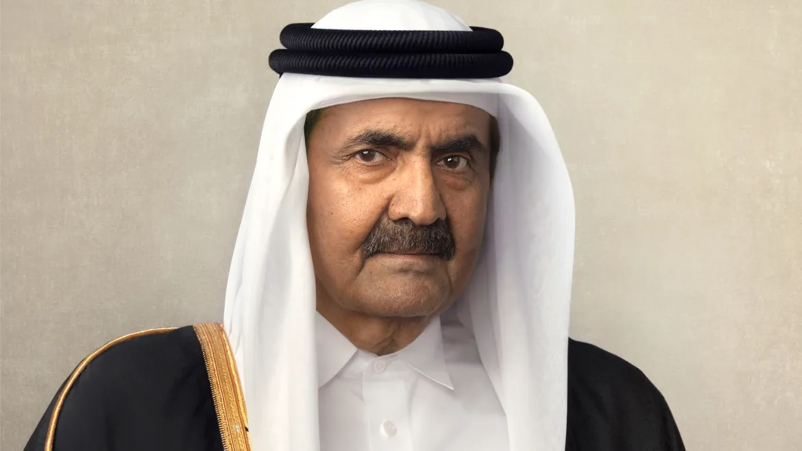 Former emir of Qatar Sheikh Hamad bin Khalifa al-Thani [Handout/The Amiri Diwan]