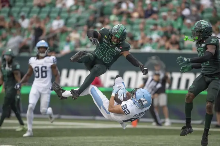 Riders defeat Argonauts 28-24, halting Toronto's winning streak WTX News 40b5aae0462d3645730c676a8fb278236c712b8a6fa78640ab9e69c449a80fe7 6f399a