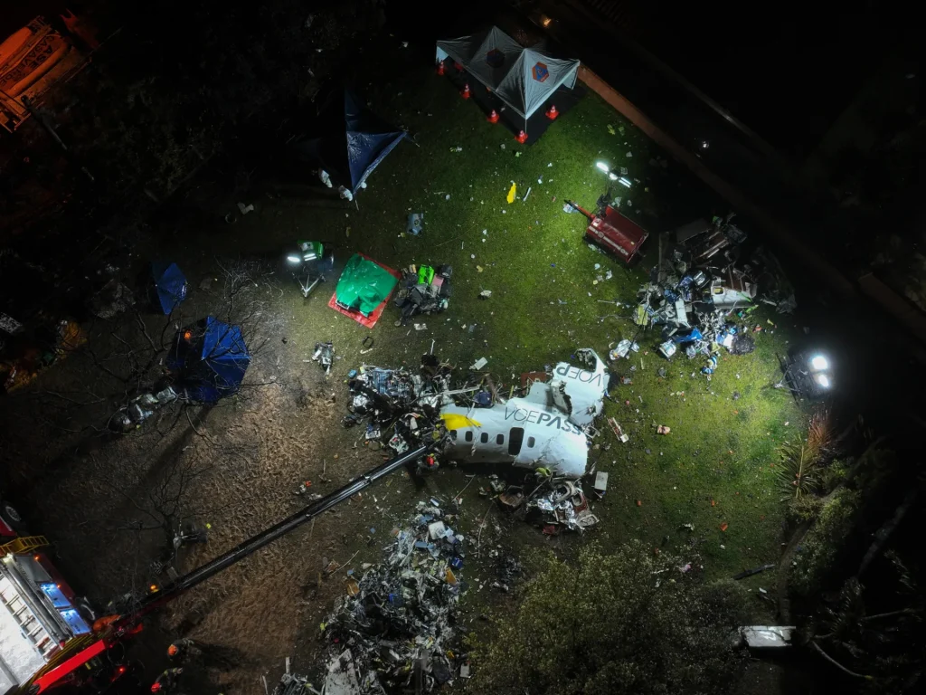 Brazil accuses 16 individuals over fatal Voepass plane crash in 2024 Brazil accuses 16 individuals over fatal Voepass plane crash in 2024