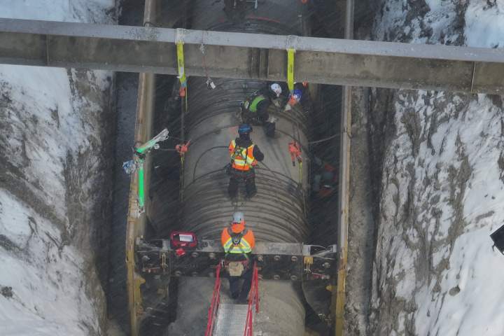 Bearspaw feeder main replacement nearing completion on schedule and budget WTX News feedermain wires
