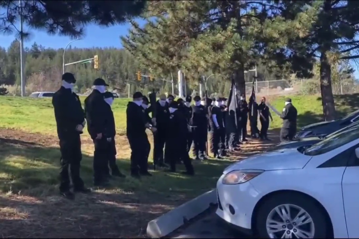 Officials condemn masked group demonstrating on B.C. First Nation land WTX News kamloops first nation