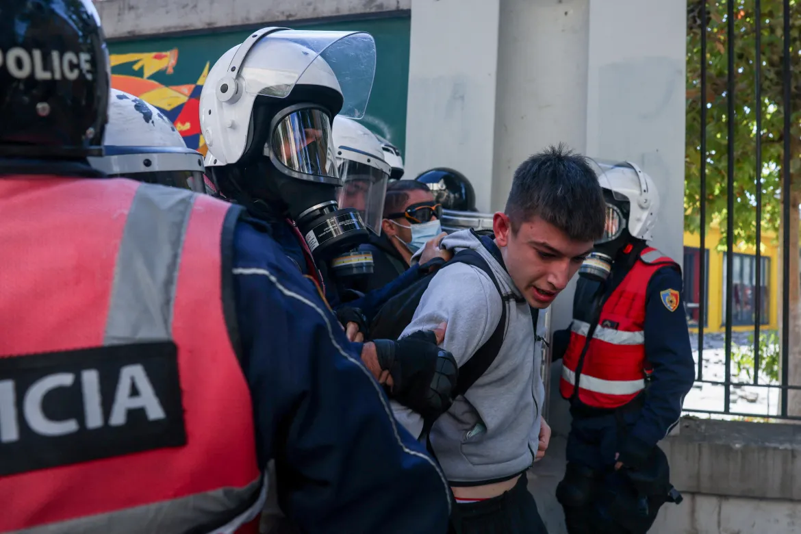 Photos: Anti-government unrest escalates in Albania