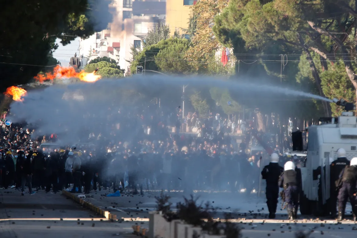 Photos: Anti-government unrest escalates in Albania