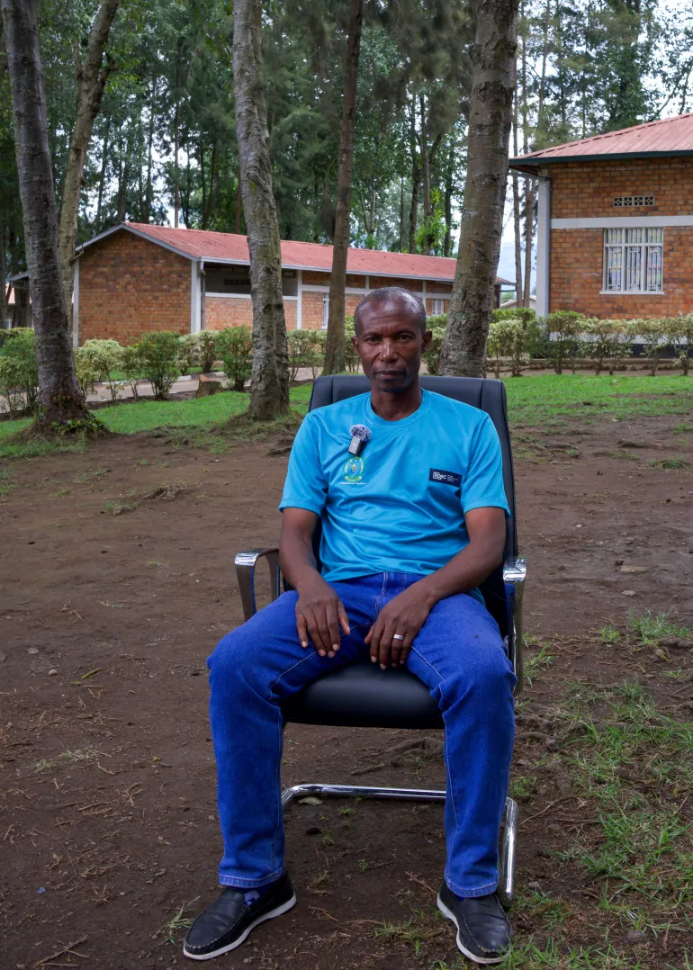 Colonel Augustin Nshimiyimana, a former FDLR intelligence commander who returned to Rwanda in 2022 and underwent rehabilitation at the Mutobo Demobilisation and Reintegration Centre.