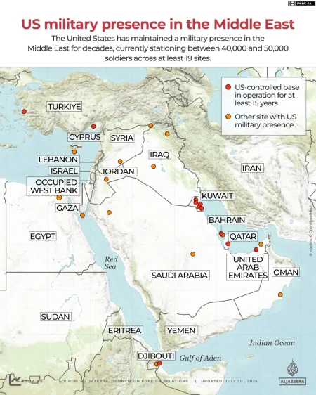 LIVE German 2025 Election WTX News INTERACTIVE US Military presence in the Middle East June 2026 JUL30 2026 1785419231