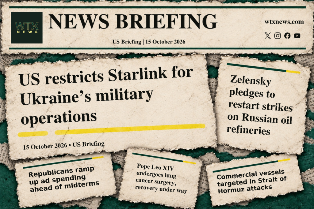US military restricts Starlink in Ukraine as Zelensky vows strikes on Russian oil
